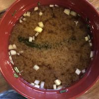 Miso soup   at Café Japonais in Bordeaux