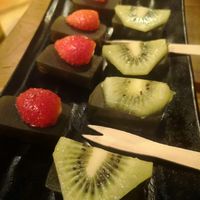 Postre vegano típico japonés at Café Japonais in Bordeaux