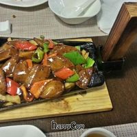 Interesting mock meat dish at SUHU (Vege Tiger) - Huayuan Building in Beijing