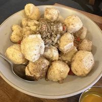 Tofu with lemongrasss  at Padmanadi in Edmonton