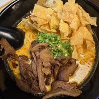 Curry Ramen w Mock Duck  at Buta Japanese Ramen in San Diego