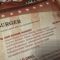 menu  at Poppins  in Minden