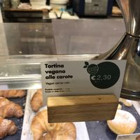 Vegan carrot cake at PSA - Mokà Cafe in Pisa