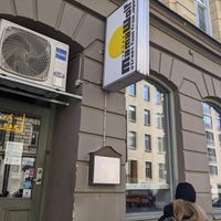 Outside of MamaWolf at MamaWolf in Stockholm