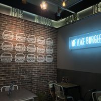 interior at The Good Burger in Rome