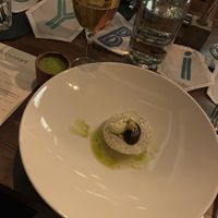 Kohlrabi course  at Bonvivant Cocktail Bistro in Berlin