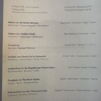 Unser Menü  at Bonvivant Cocktail Bistro in Berlin