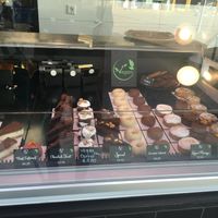 Their vegan pastries on offer on a random Saturday. They also offered several types of chocolate and cookies. at Viola's Patisserie in Eindhoven