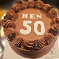 Chocolate cake at Viola's Patisserie in Eindhoven