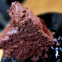 Chocolate cake at Viola's Patisserie in Eindhoven