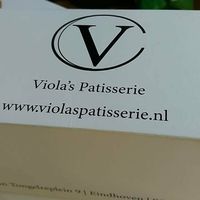 Doggy bag voor de restanten at Viola's Patisserie in Eindhoven