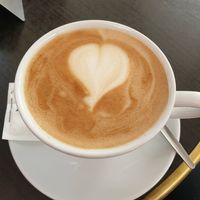 Cappuccino mit Hafermilch at Café Margareta in Erlangen