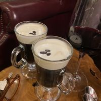 Irish coffees   at Beck Hall in Malham