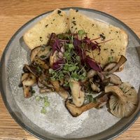 Mushrooms on Garlic Tiast #Veganuary at Beck Hall in Malham