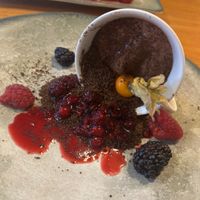 Chocolate pot   at Beck Hall in Malham