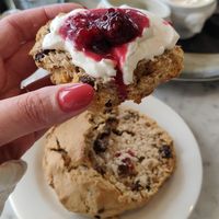 Cream Tea (scone with toppings and a hot drink of your choice) at Beck Hall in Malham