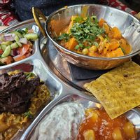 North Indian Thali at Beck Hall in Malham