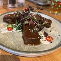 Sticky ribs starter  at Beck Hall in Malham