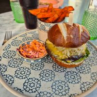 The Beck Hall Burger at Beck Hall in Malham