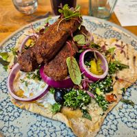 Middle Eastern kofta at Beck Hall in Malham