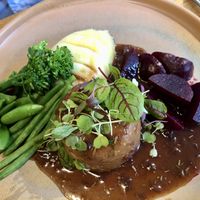 Mushroom stroganoff   at Beck Hall in Malham