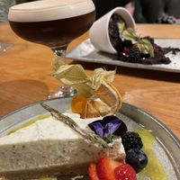 Desert and booze.  at Beck Hall in Malham