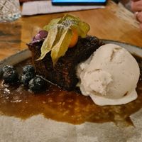 Sticky toffee pudding at Beck Hall in Malham