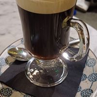 Irish coffee - bliss! #Veganuary at Beck Hall in Malham