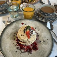 Pancake breakfast   at Beck Hall in Malham