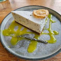 Gorgeous cheesecake 😋 warning you will want more! at Beck Hall in Malham