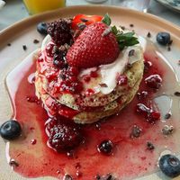 Breakfast Pancakes at Beck Hall in Malham