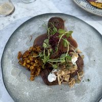 Seitan Short-rib with hasselback sweet potato   at Beck Hall in Malham