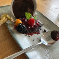 Chocolate put  at Beck Hall in Malham