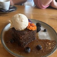  Sticky toffee pudding - not too sweet - perfect! at Beck Hall in Malham