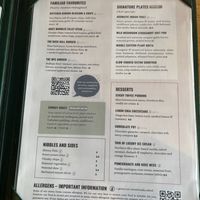 Mains and puds  at Beck Hall in Malham