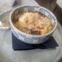 Cauliflower cheese that comes as a side with the Sunday roast at Beck Hall in Malham