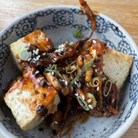 Gochujang and ginger tofu  at Beck Hall in Malham