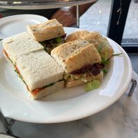 sandwich level of the afternoon tea, ok, but a bit dry and old again (the puff pastry thing) at Beck Hall in Malham