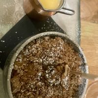 Apple crumble   at Beck Hall in Malham