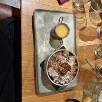 Apple crumble   at Beck Hall in Malham