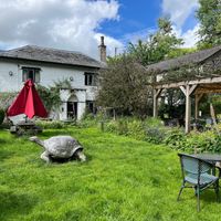 Secret garden at Beck Hall in Malham