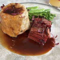 Suet pudding   at Beck Hall in Malham