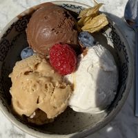 Ice cream selectionn  at Beck Hall in Malham