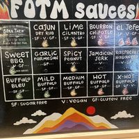 Sauces clearly marked   at Fire On The Mountain - Wash Park in Denver
