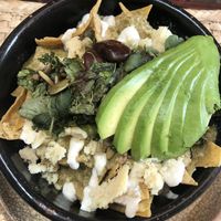 Chilaquiles de pipián verde at Na Tlali in Mexico City