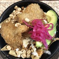 Chilaquiles encacahuatados at Na Tlali in Mexico City