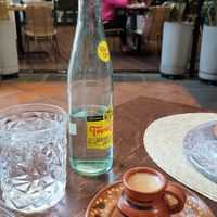 Cute cup of tasty coffee at Na Tlali in Mexico City