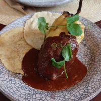 Taco's de Chile relleno : fantastic!! 😋 at Na Tlali in Mexico City