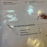 Menu 3 at Na Tlali in Mexico City