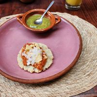 apetizer at Na Tlali in Mexico City